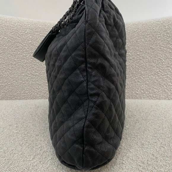 Authentic Pre-Owned Chanel Black Caviar Elastic CC Tote - Picture 8 of 16
